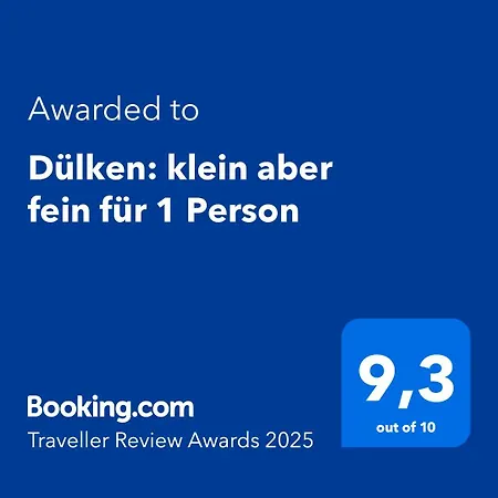 Duelken: Klein Aber Fein Fuer 1 Person Appartement *
