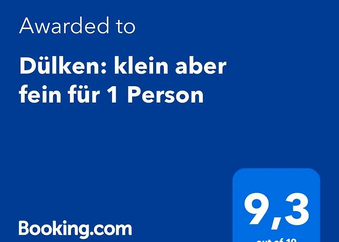 Duelken: Klein Aber Fein Fuer 1 Person Апартаменты *